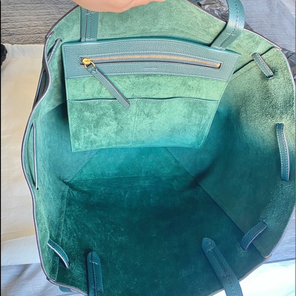 SOLD Celine Small Cabas Phantom Tote Amazone NEW - Picture 8 of 13